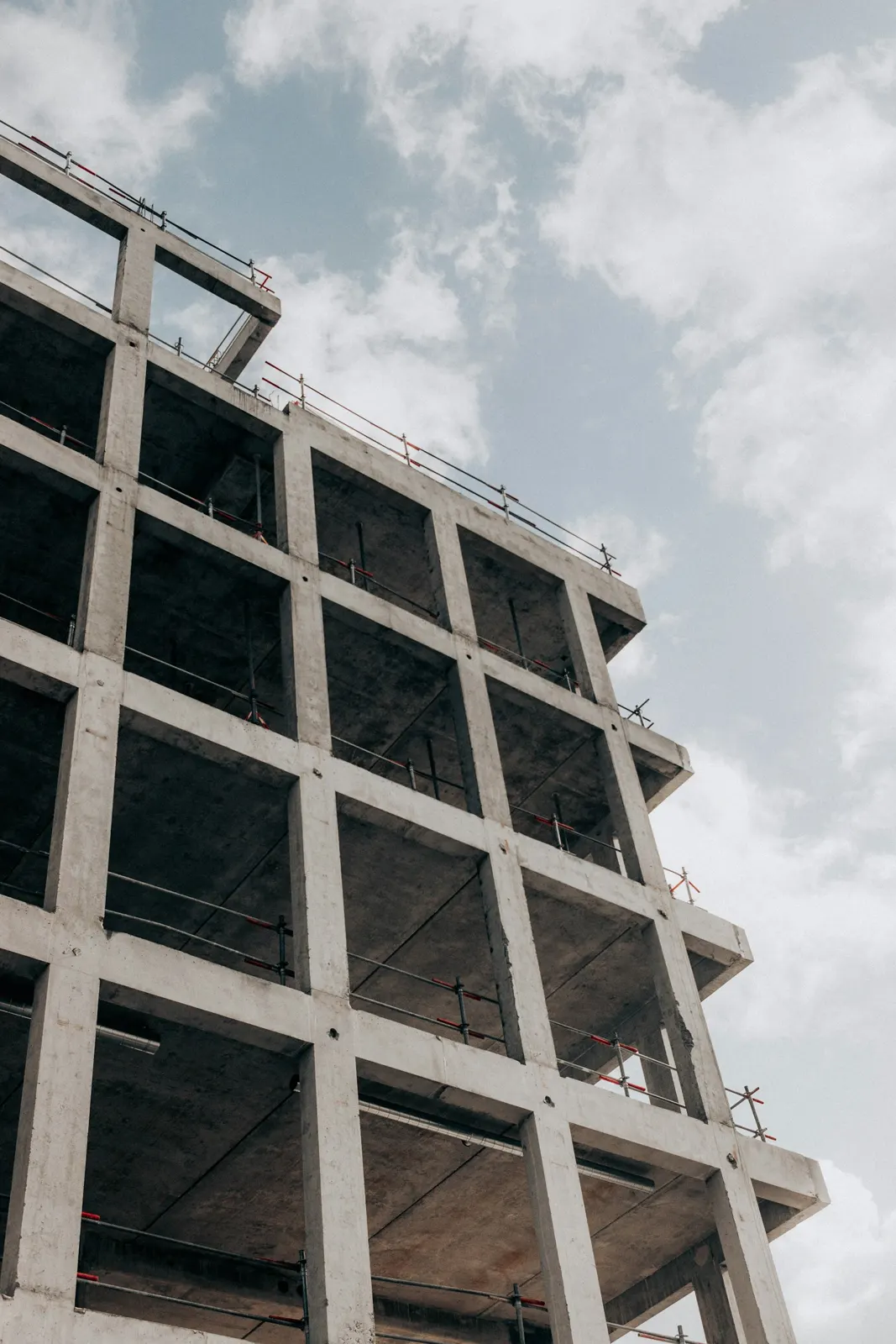 Borrowdale Office Park concrete frame against the sky